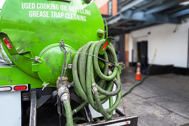 grease trap pumping service in action in Apalachicola